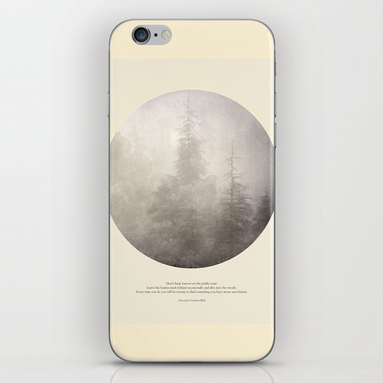 love the woods iPhone & iPod Skin