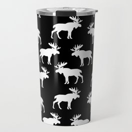 Moose Trot // Black Travel Mug