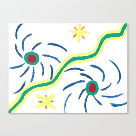 Suns and Hurricanes Canvas Print