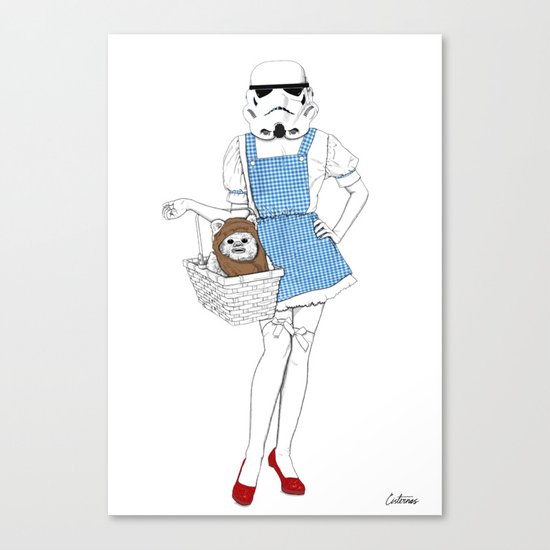 Dorothy trooper Canvas Print