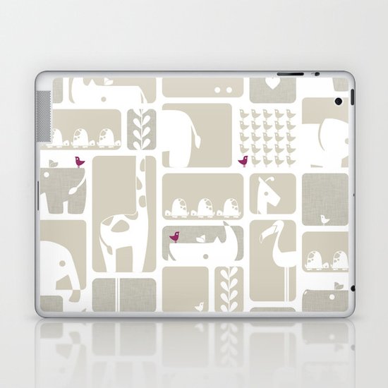 Animal Silhouette Laptop & iPad Skin