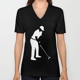 Golf player V Neck T Shirt