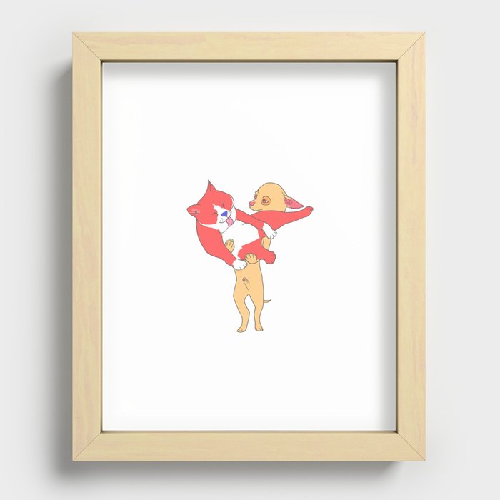 Ren and Stimpy Recessed Framed Print