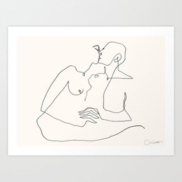 Embrace IV Art Print