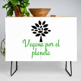 Vegana por el planeta | Vegan for the planet Credenza