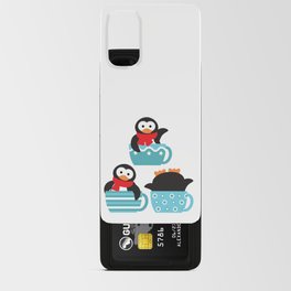 Trio coffee penguins 2 Android Card Case
