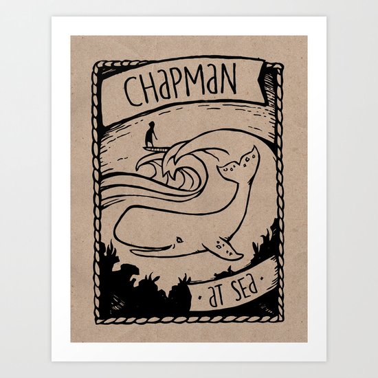 Chapman at Sea Art Print