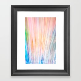 Rainbow Waterfall Framed Art Print