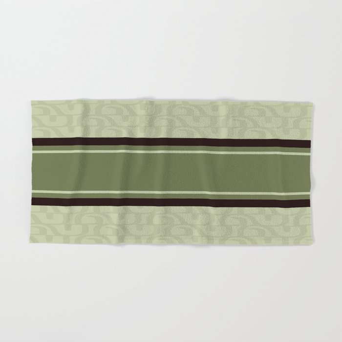 Brown and outlet green bath towels