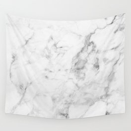 White Marble Wall Tapestry