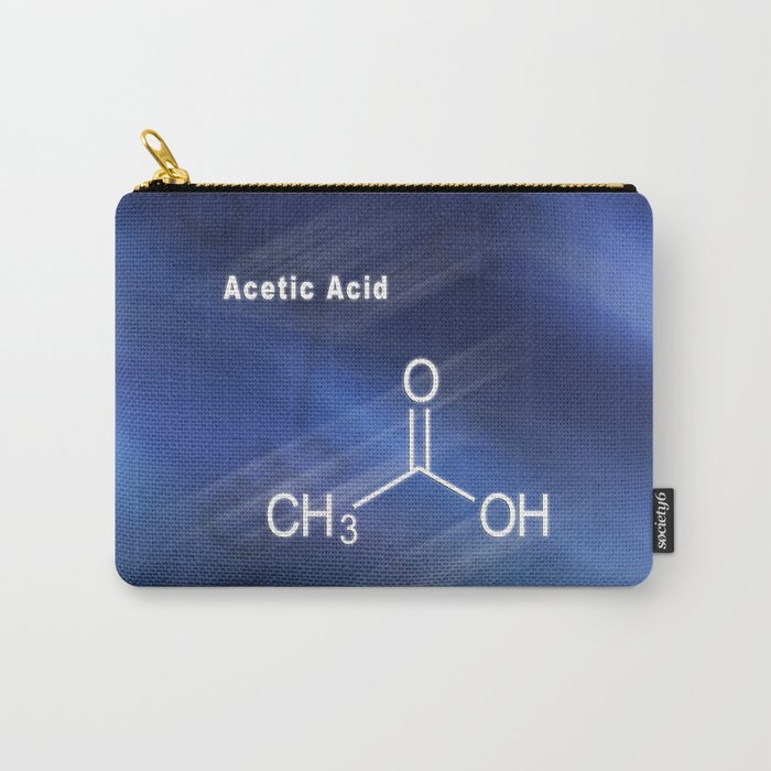 Acetic Acid, Structural chemical formula Carry-All Pouch