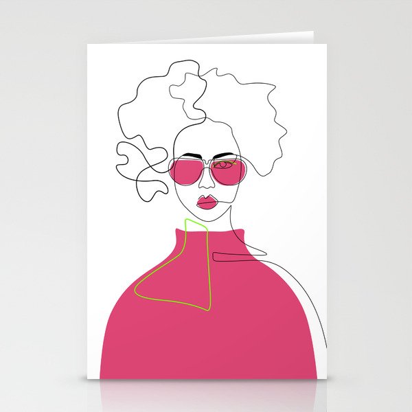 Style The Pink Stationery Cards