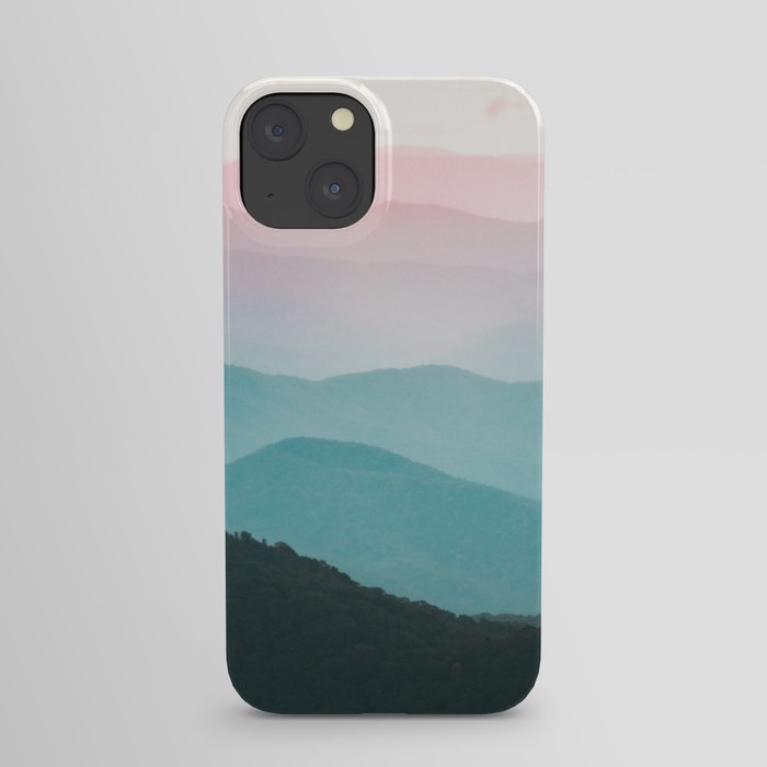 Smoky Mountain National Park Sunset Layers III - Nature Photography iPhone Case