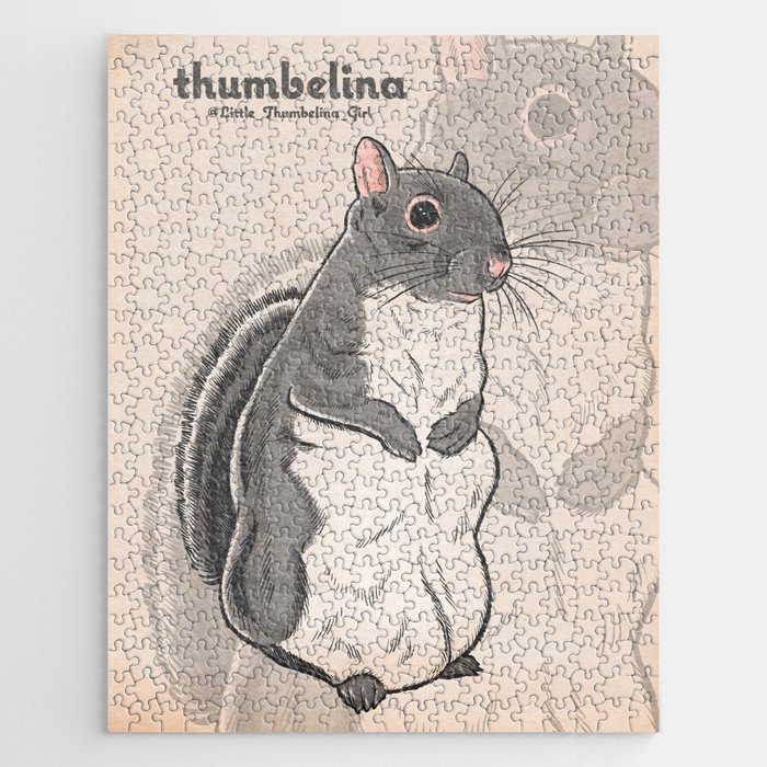 Little Thumbelina Girl: Meerkat Squirrel Jigsaw Puzzle
