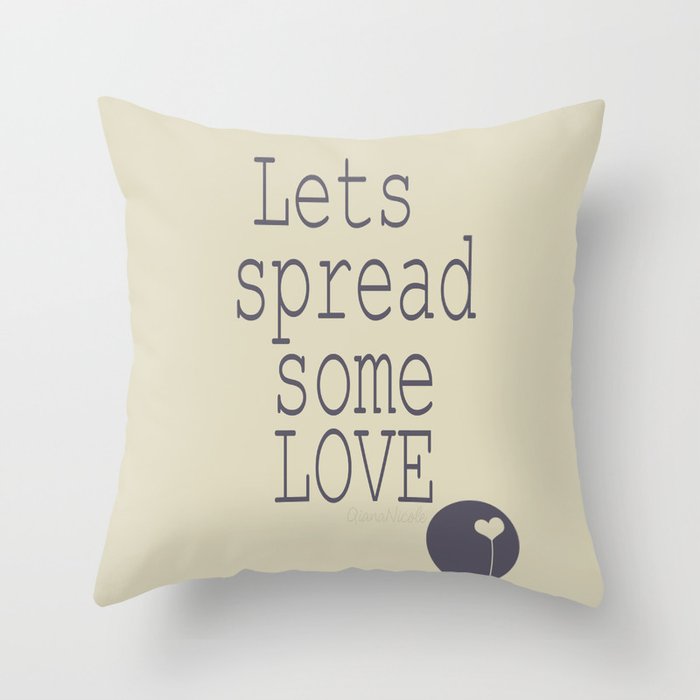 Spread Some LOVE Throw Pillow