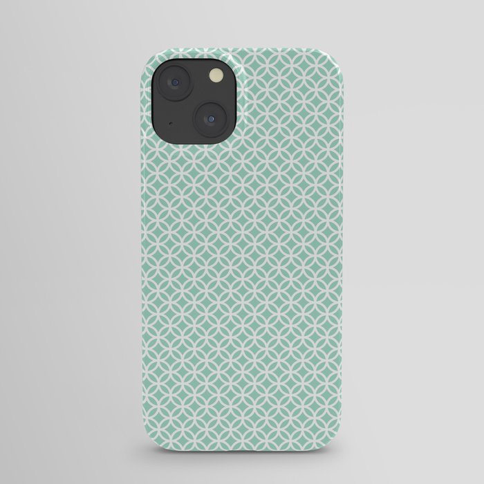 Patterns & Mint iPhone Case