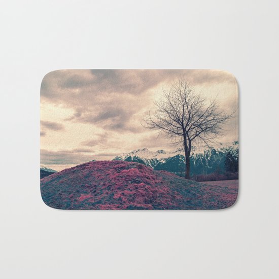 Japanese Mountains Bath Mat