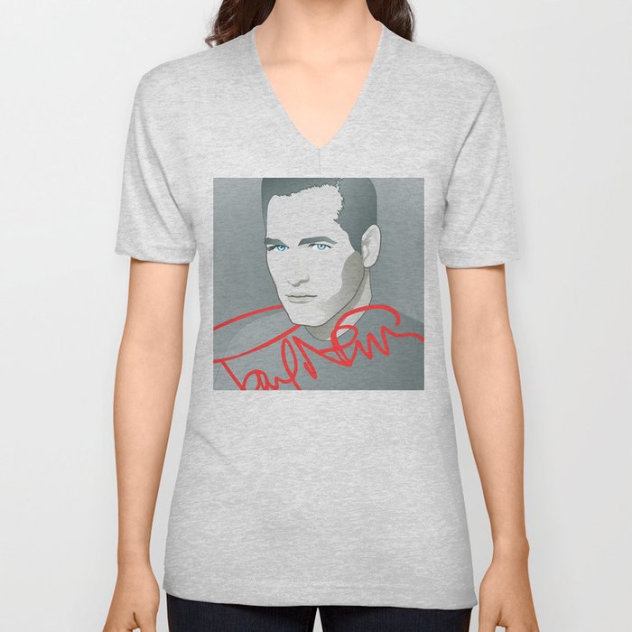 Paul Newman V Neck T Shirt
