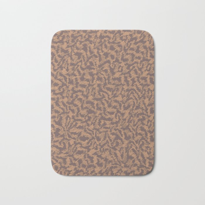 The brown pattern Bath Mat