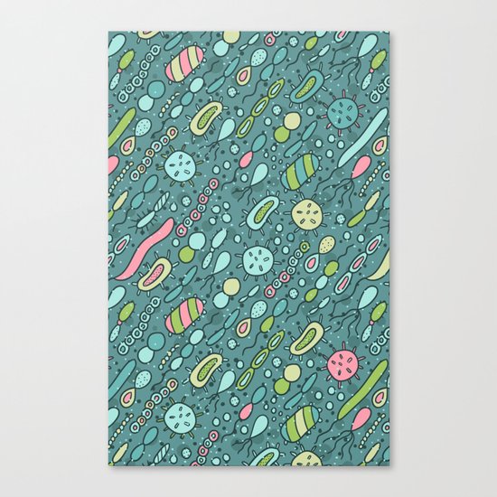 Microbes Canvas Print