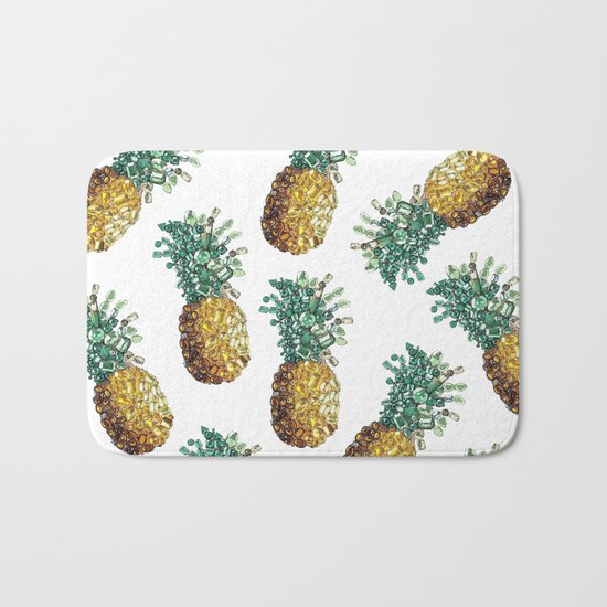 Pineapple Bath Mat