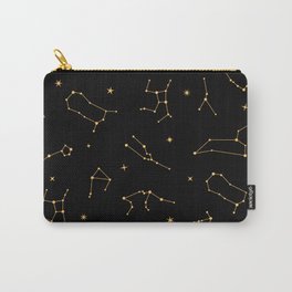  Constellations Carry-All Pouch | Constellation, Peaceful, Gemini, Orion, Constellations, Lights, Vintage, Drawing, Illustration, Collage 