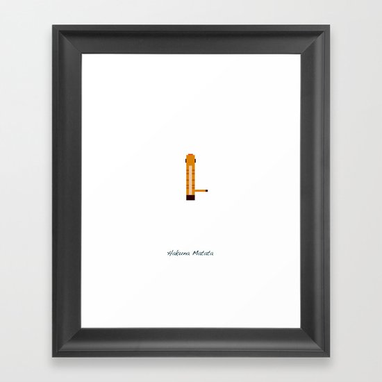 Timon - Hakuna Matata Framed Art Print