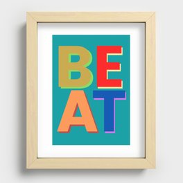 Beat Drop Recessed Framed Print