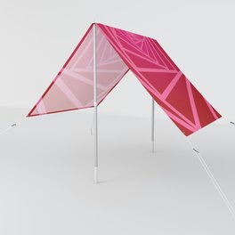 Pink & Red Color Psychedelic Design Sun Shade
