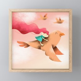Cute Dream Framed Mini Art Print