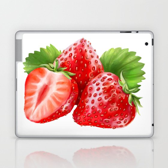 Strawberries Laptop & iPad Skin