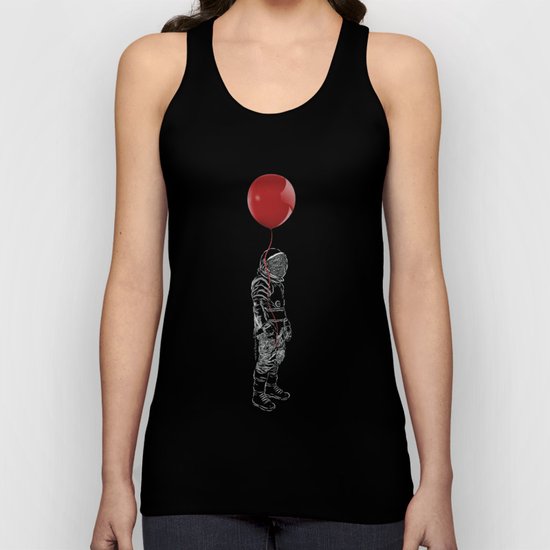 Balloon Astronaut Unisex Tank Top