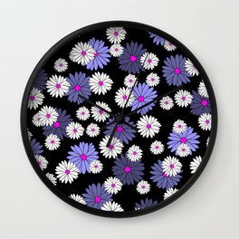 Flower Blossoms Floral Design  Wall Clock