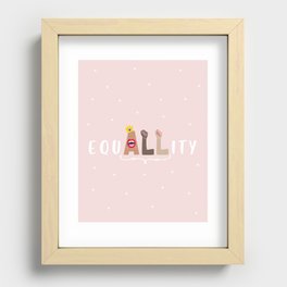 EquALLity Recessed Framed Print