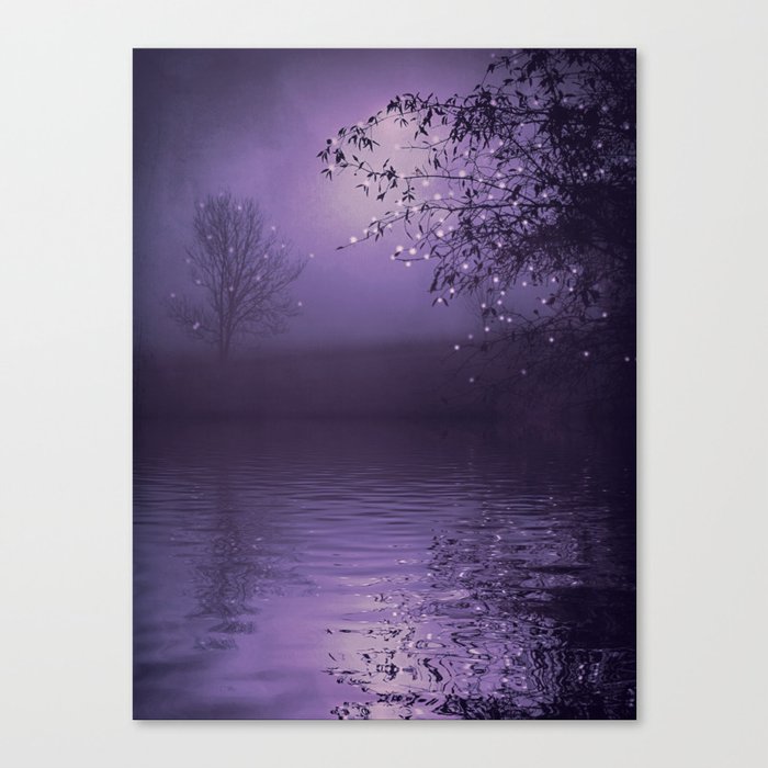 SONG OF THE NIGHTBIRD - LAVENDER Canvas Print