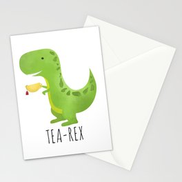 Tea-Rex Stationery Card