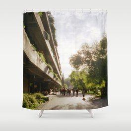 late afternoon modernism Shower Curtain