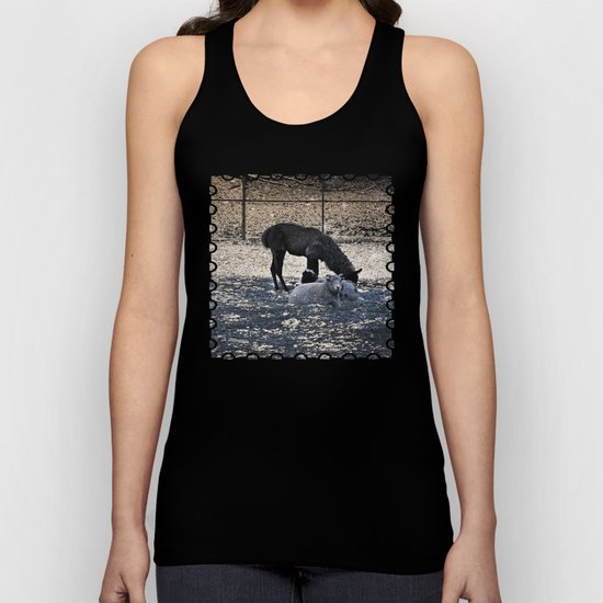 The Story of the Goat, the Llama, and the Sheep Unisex Tank Top