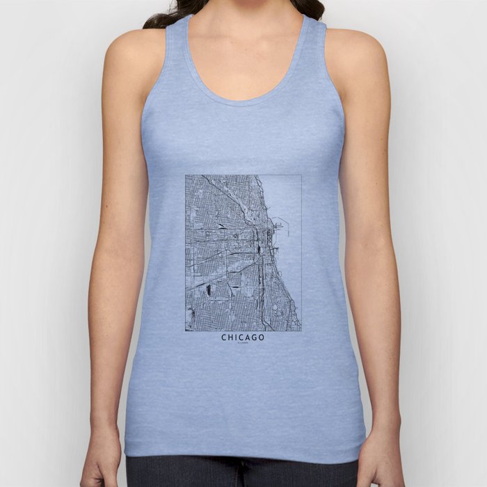 Chicago Map Tank Top