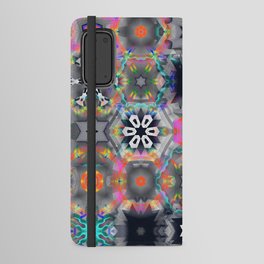 modern mandala collage Android Wallet Case