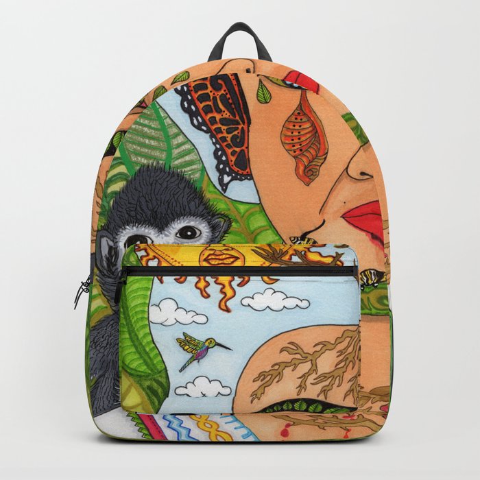 Frida Kahlo Monarca Backpack