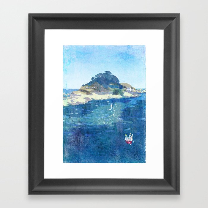 The Niemon Island Framed Art Print