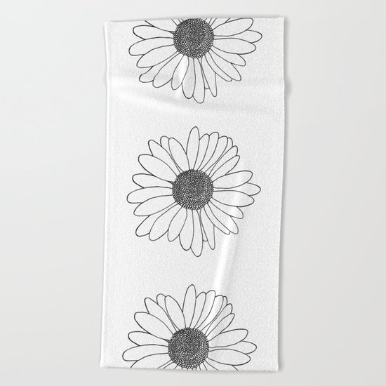 Daisy Beach Towel