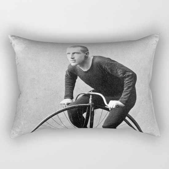 Velocipede racer Rectangular Pillow