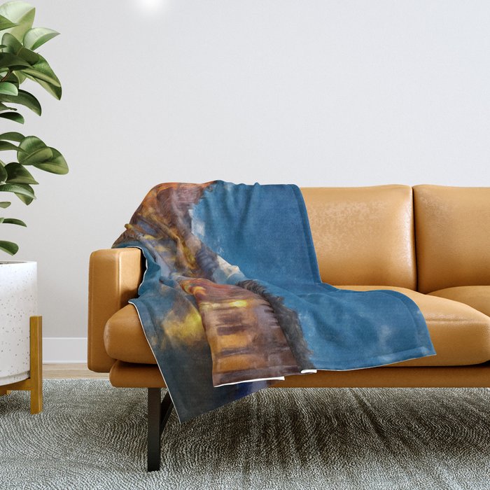 faraway places 4 Throw Blanket