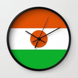 Flag: Niger Wall Clock
