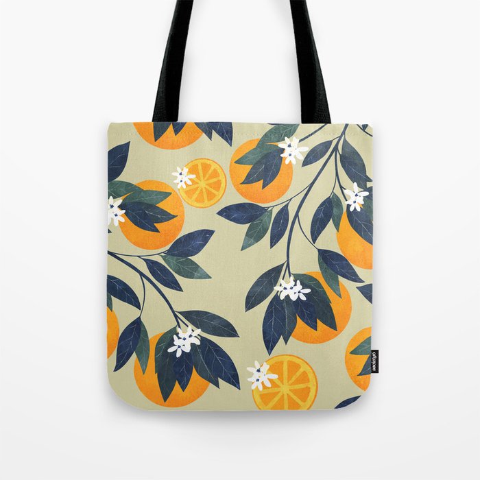 Oranges pattern Tote Bag