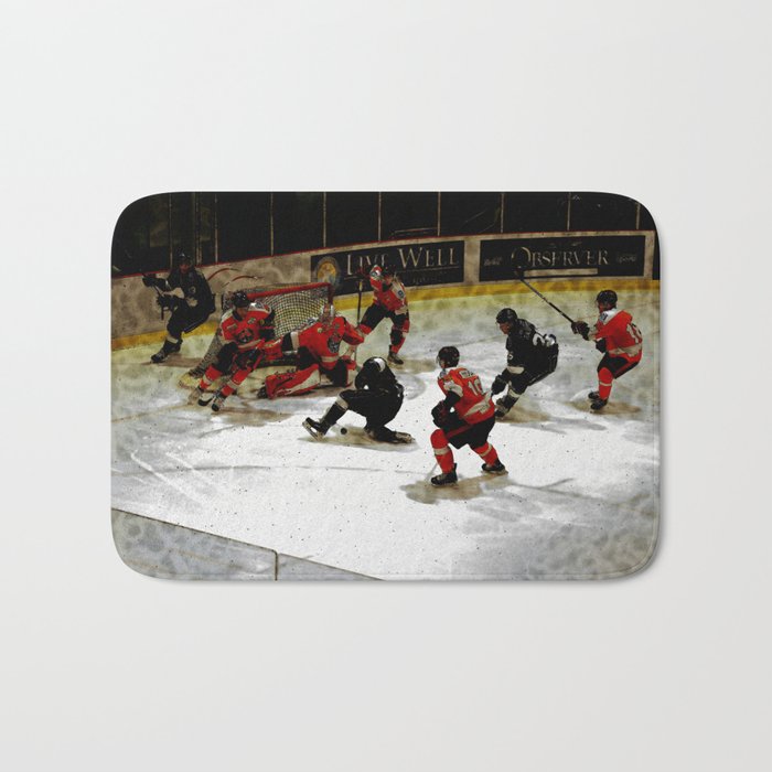 The End Zone - Ice Hockey Game Bath Mat