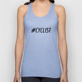 #CYCLIST Tank Top | Funny, Racing, Ride, Cool, Tag, Enduro, Bike, Hashtag, Workout, Outdoors 
