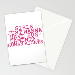Feminism Stationery Cards